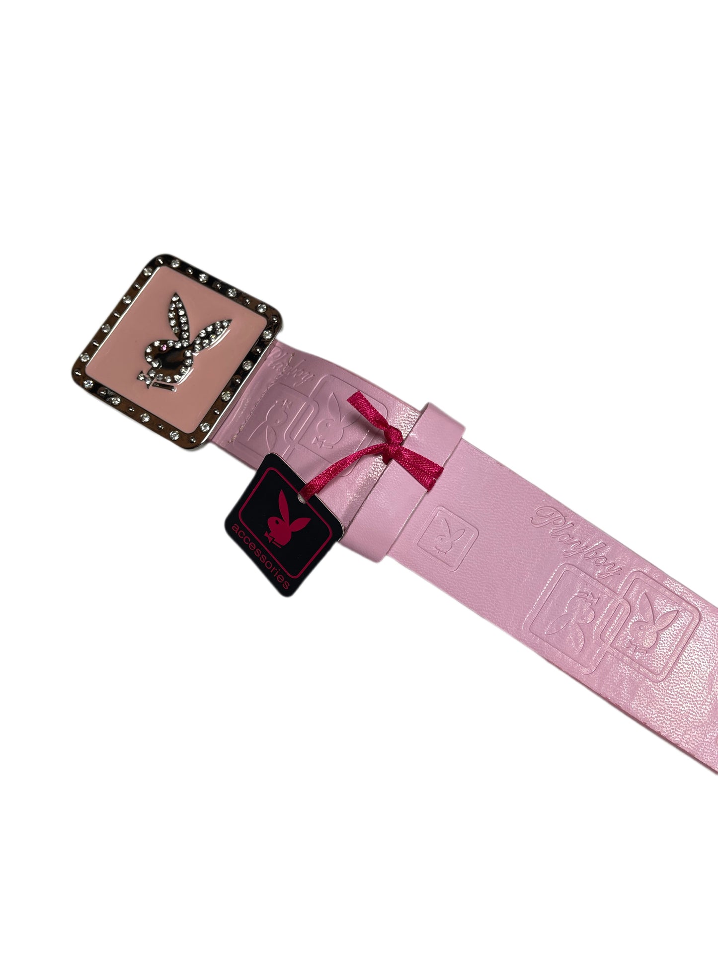 Y2k Playboy Belt Pink 2004