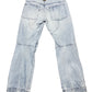 Y2k G-Star RAW Denim Pants Blue White - L