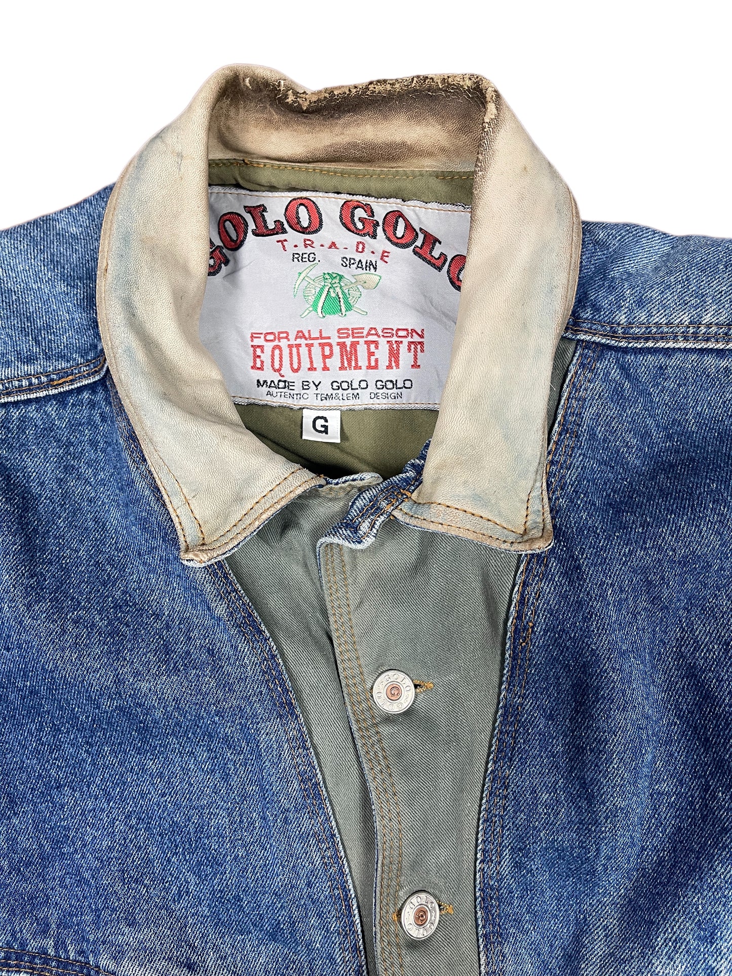 Vintage Golo Golo Denim Jacket Blue - M