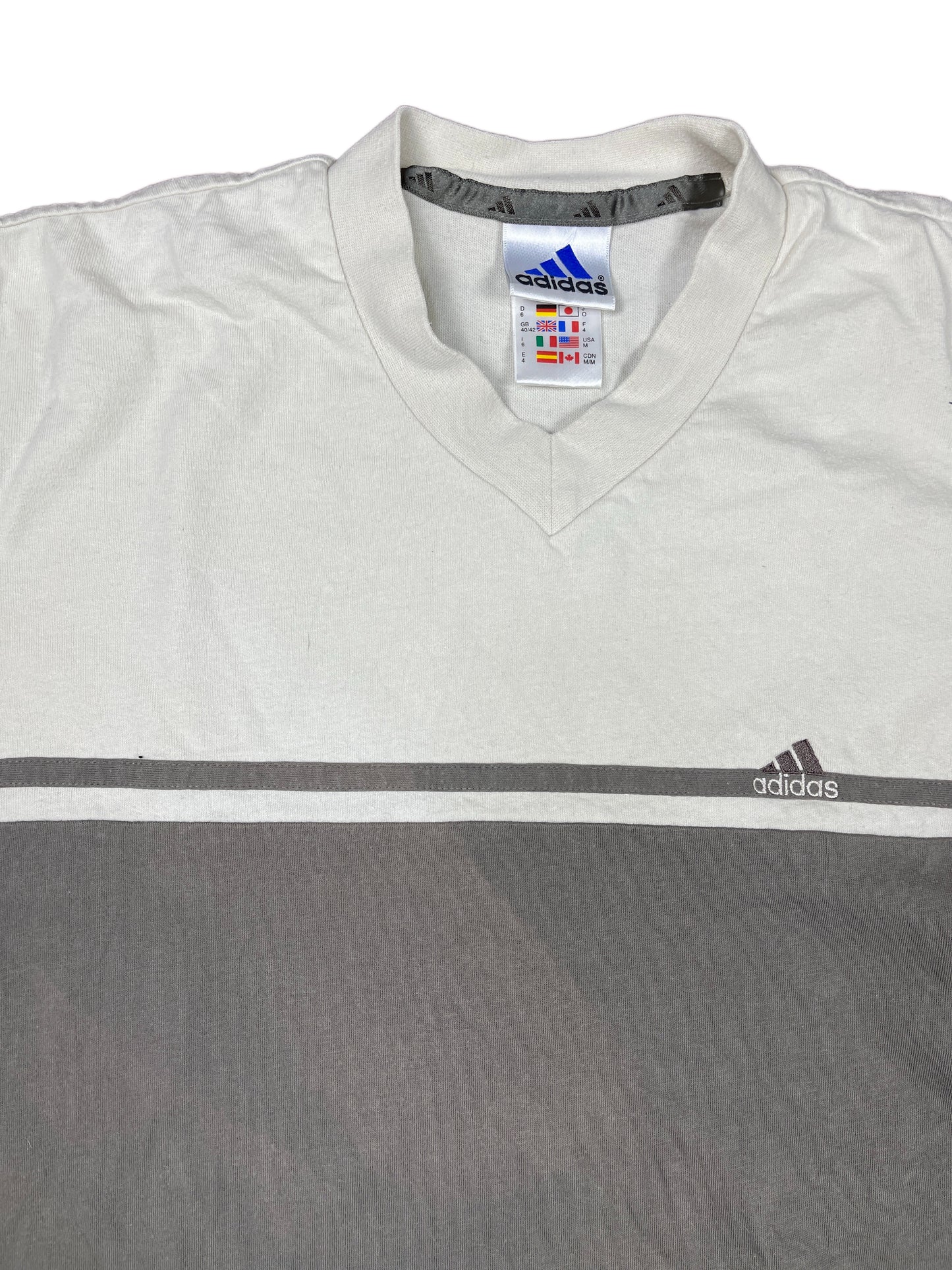 Vintage Adidas T-Shirt Gray - L