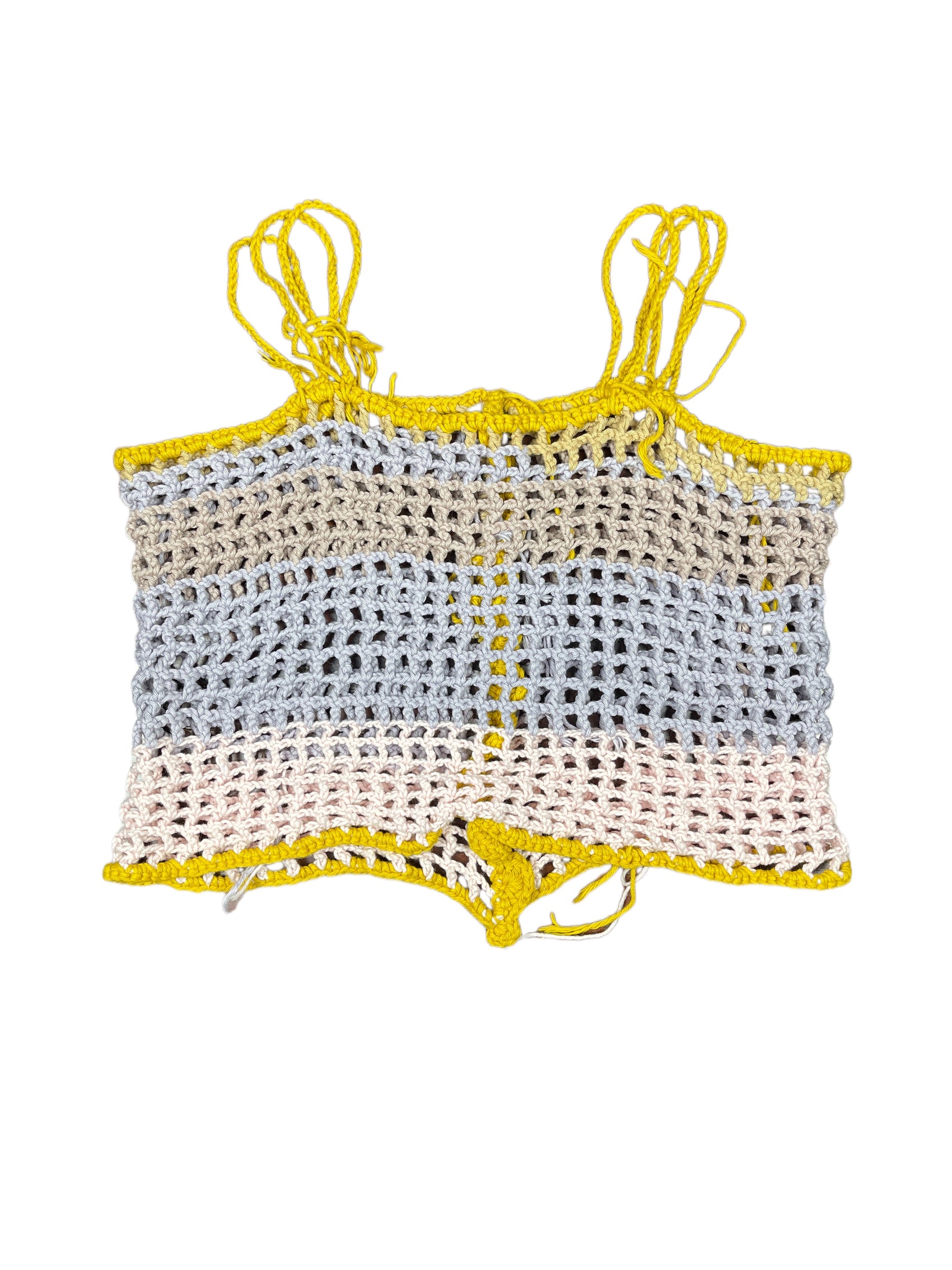 Knitted Sleeveless Top Multicolor M/L