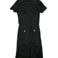 Y2k Skunkfunk Short Sleeve Dress Black - S