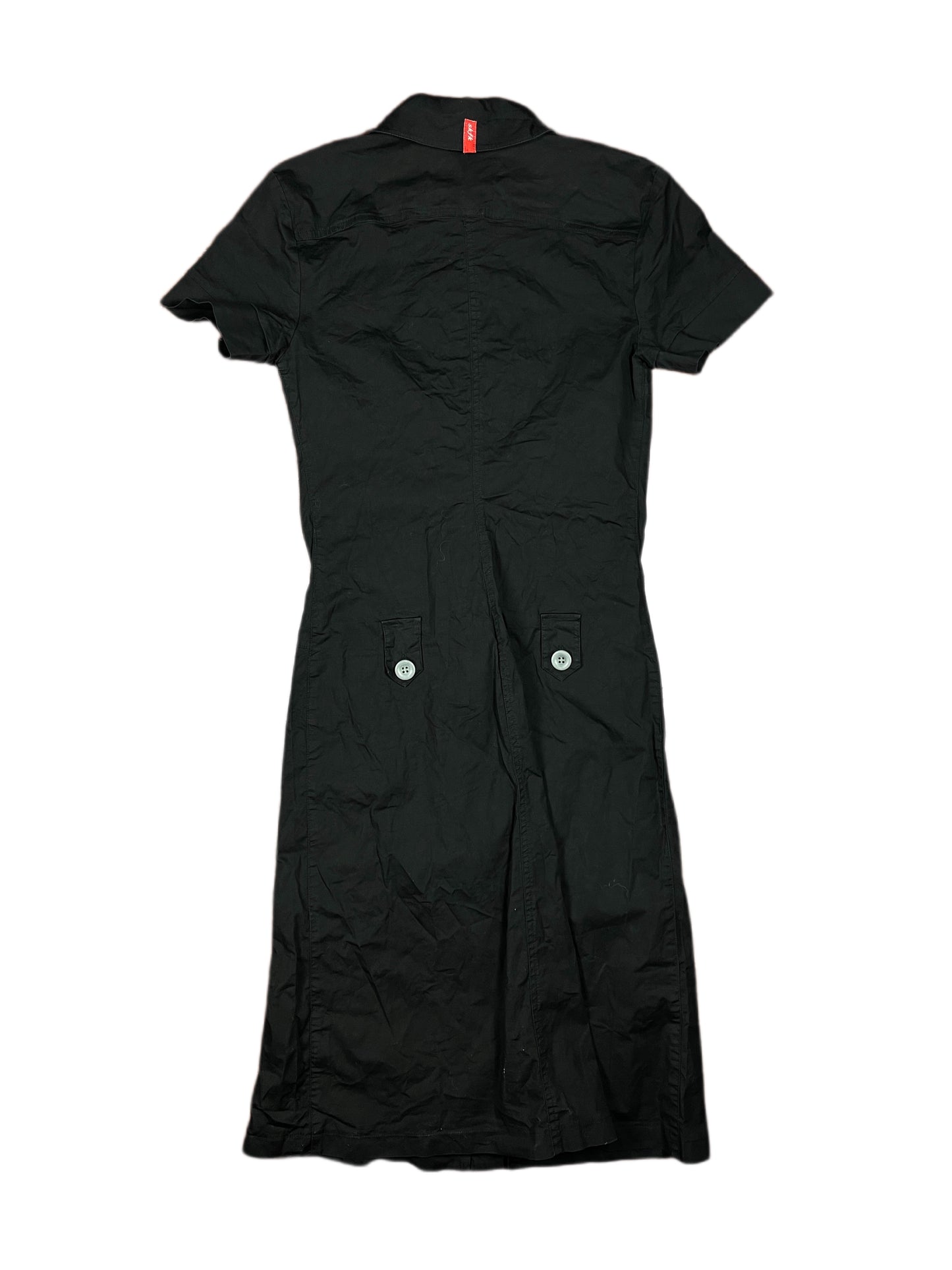 Y2k Skunkfunk Short Sleeve Dress Black - S