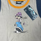 Y2k Spoon Short Sleeve Top Gray - M