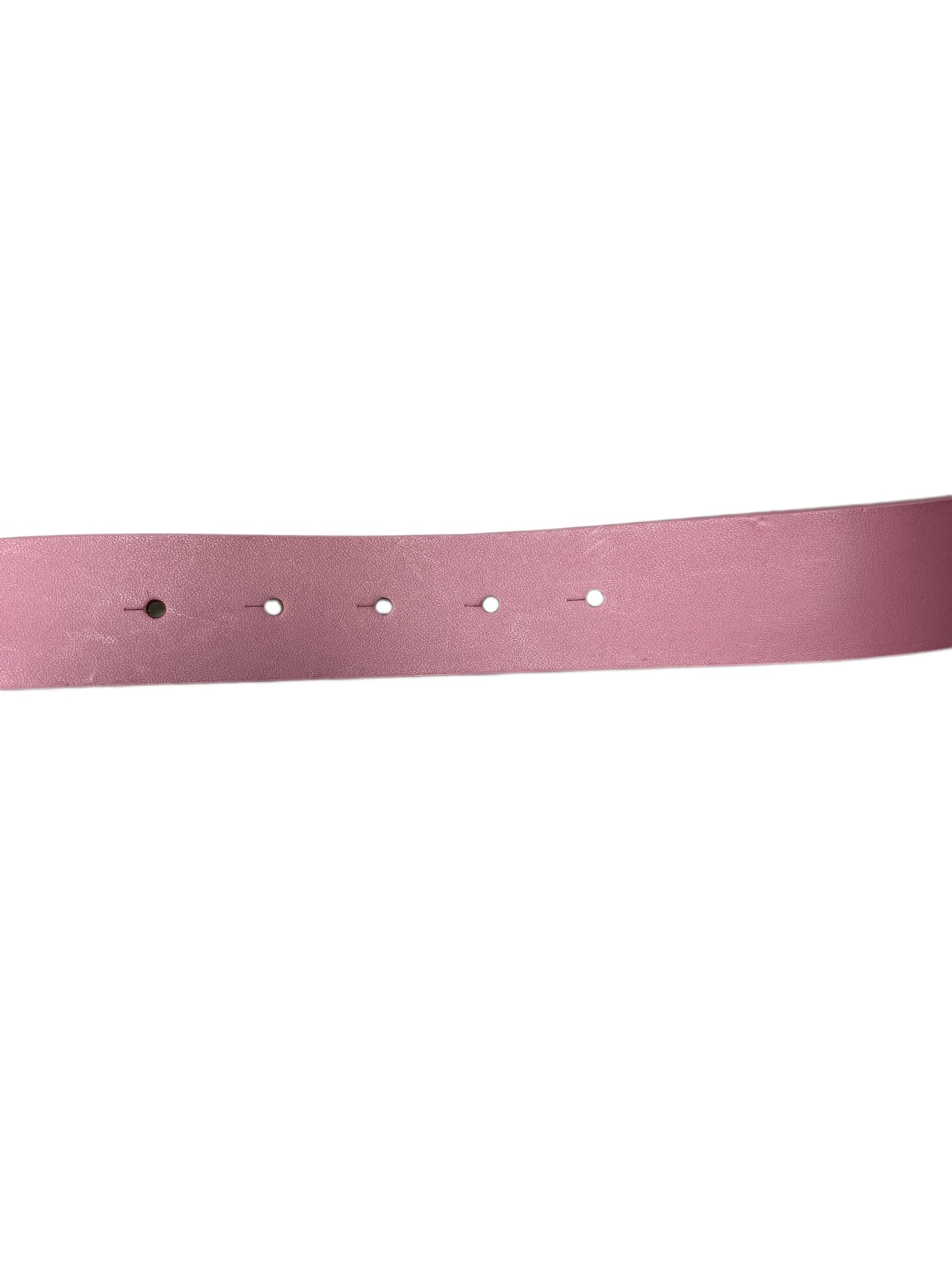 Y2k Playboy Leather Plug Belt Pink 2004