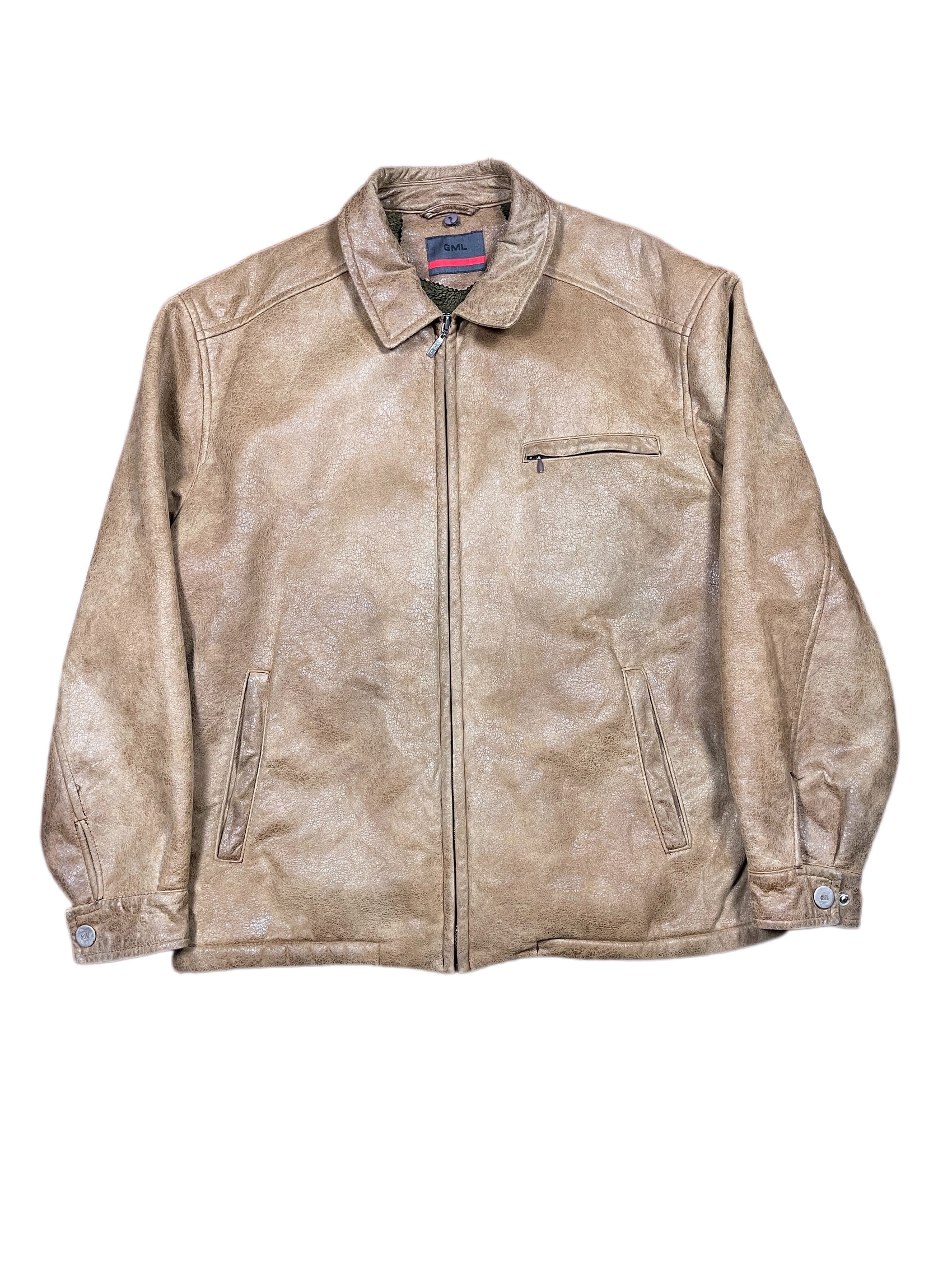 Y2k GML Jacket Brown - XXL