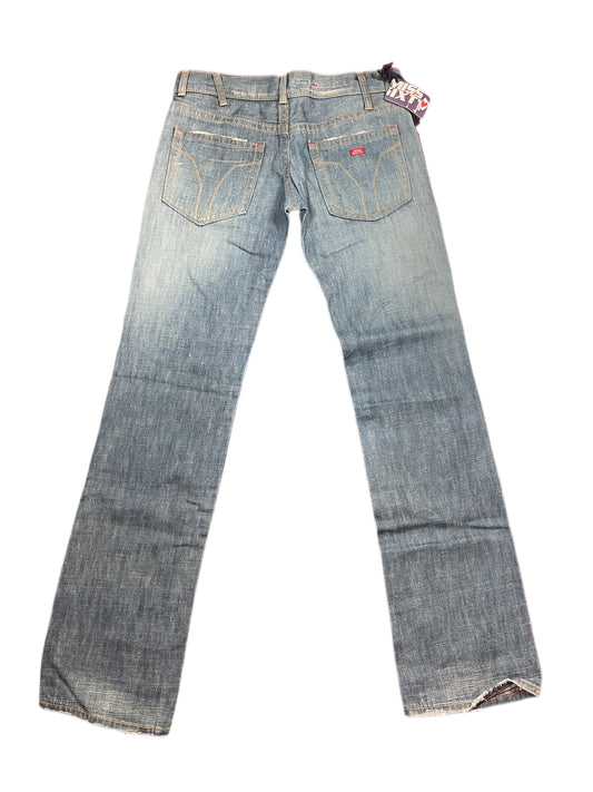 Y2k Miss Sixty Deadstock Bootcut Denim Pants Blue - M