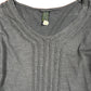 Y2k Skunkfunk Long Sleeve Dress Gray - M