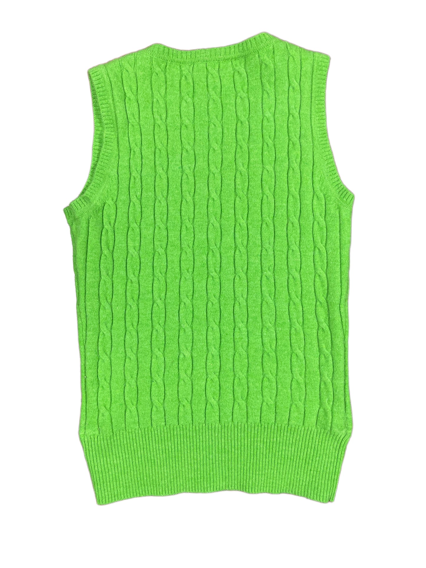 Gant Knitted Vest Sweater Green - XS