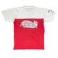 Vintage Argonomos T-Shirt Red White 90s - M