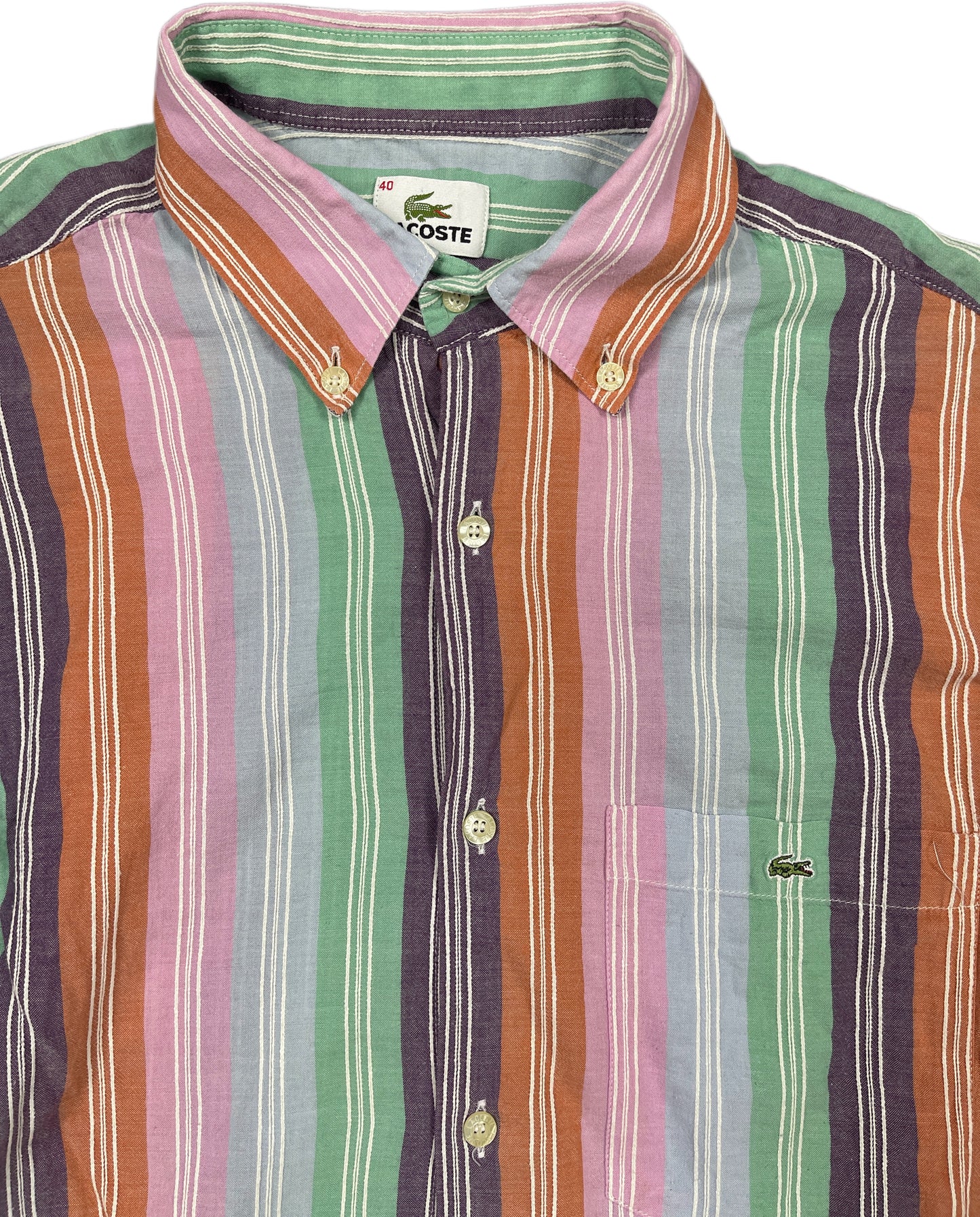 Lacoste Long Sleeve Shirt Multicolor Cotton L