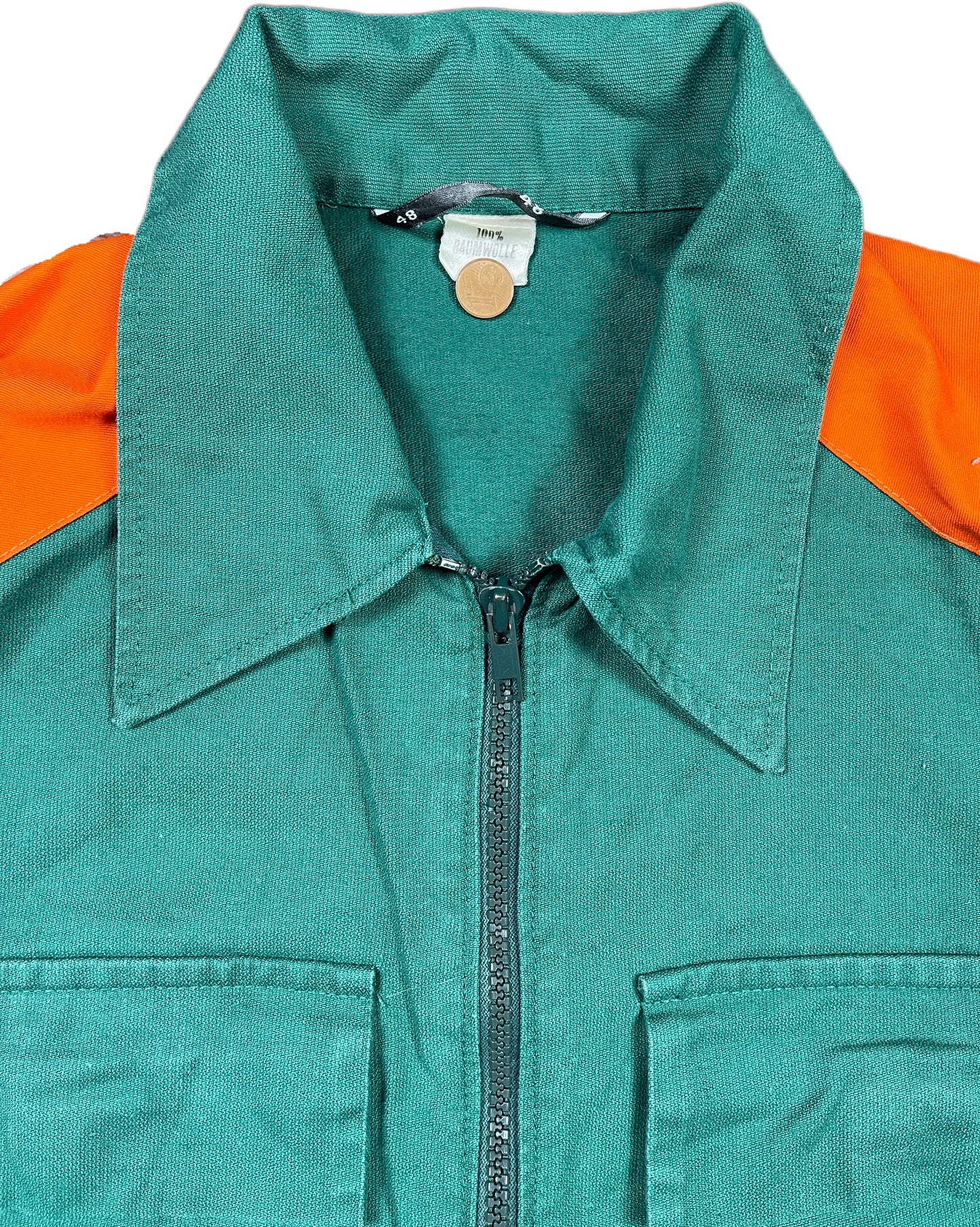 Vintage Workware Jacket Green Cotton S