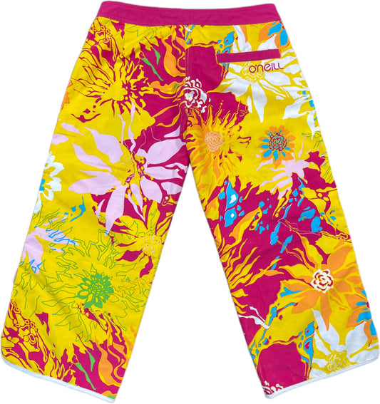Y2K O´Neill Capri Shorts Polyester Multi Color S/M