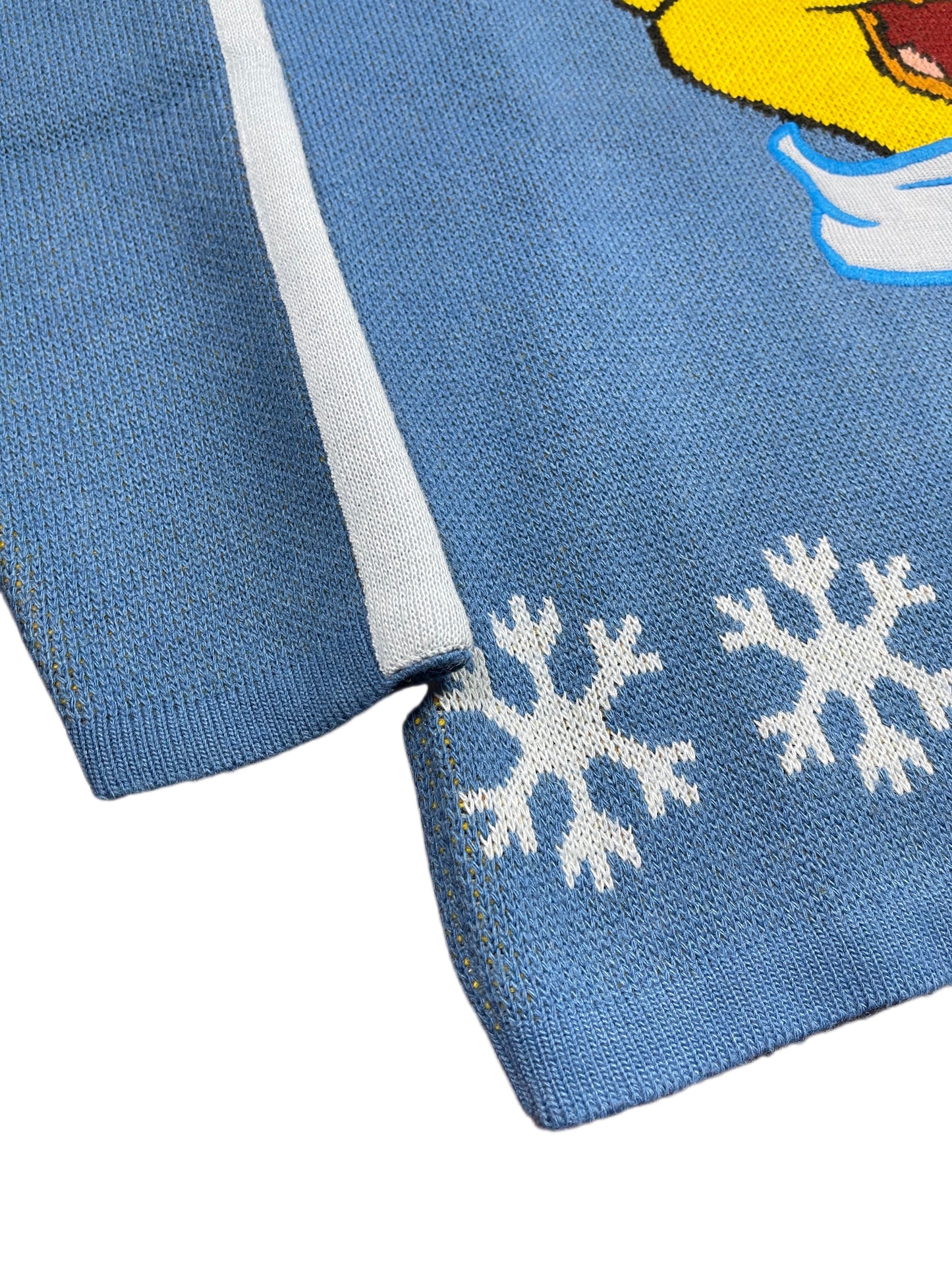 Vintage Looney Tunes 2003 Tweety Warner Bros Knitted Sweatshirt Blue - M