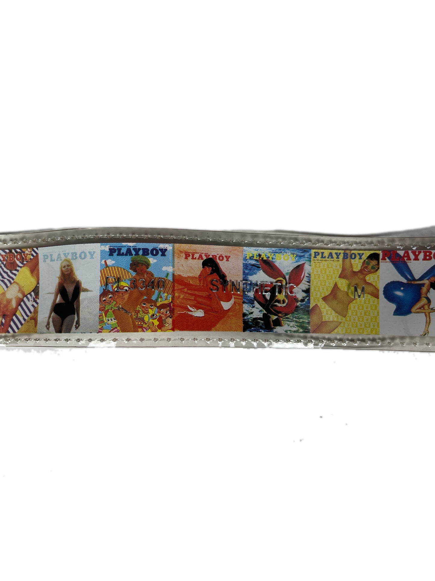 Y2k Playboy Magazine Belt Multicolor 2004