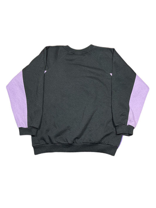 Vintage 1990s Adidas Sweatshirt Purple Multicolor M