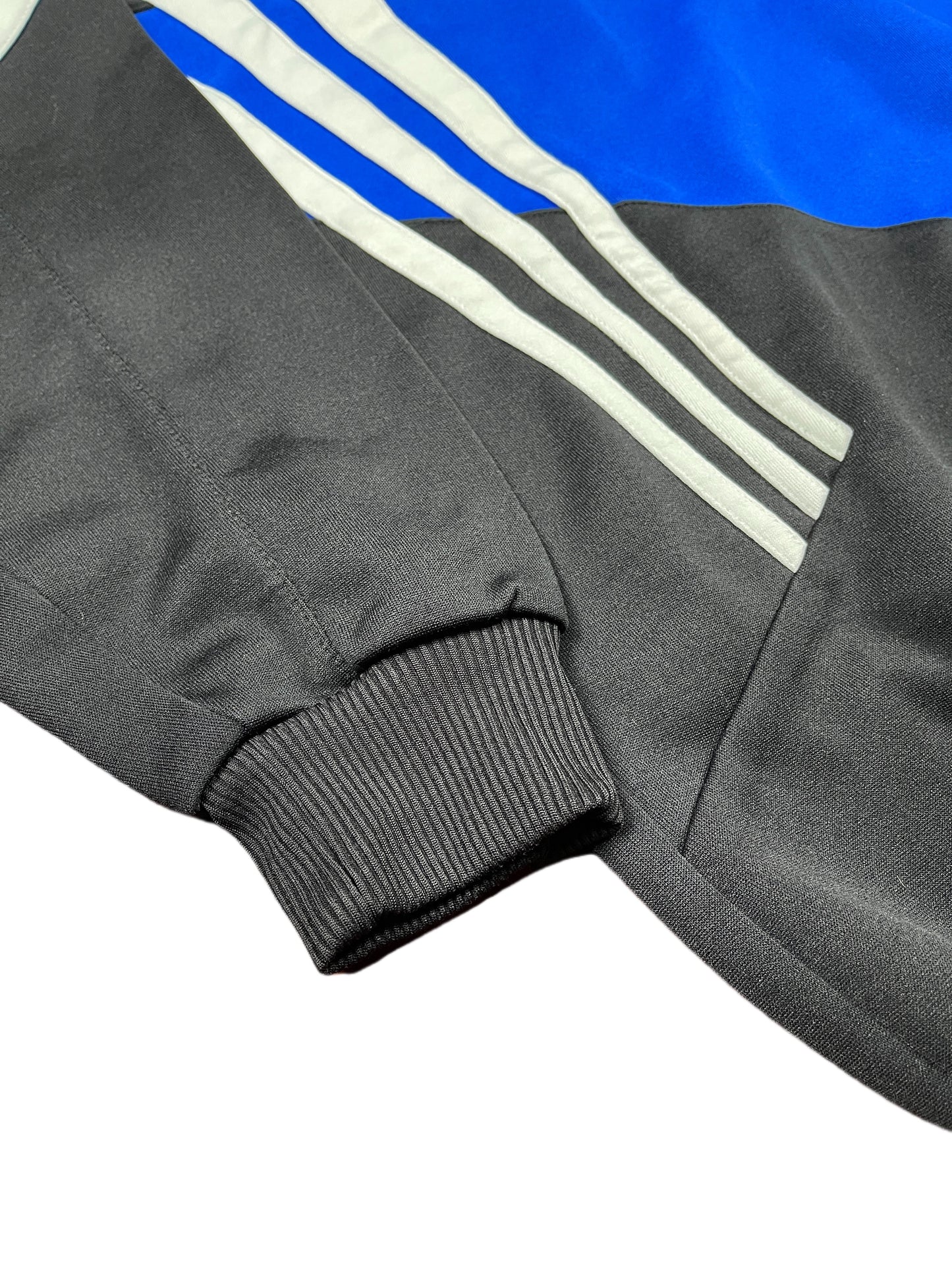 Vintage Adidas 1990s Sport Sweatshirt Blue Black - L/XL