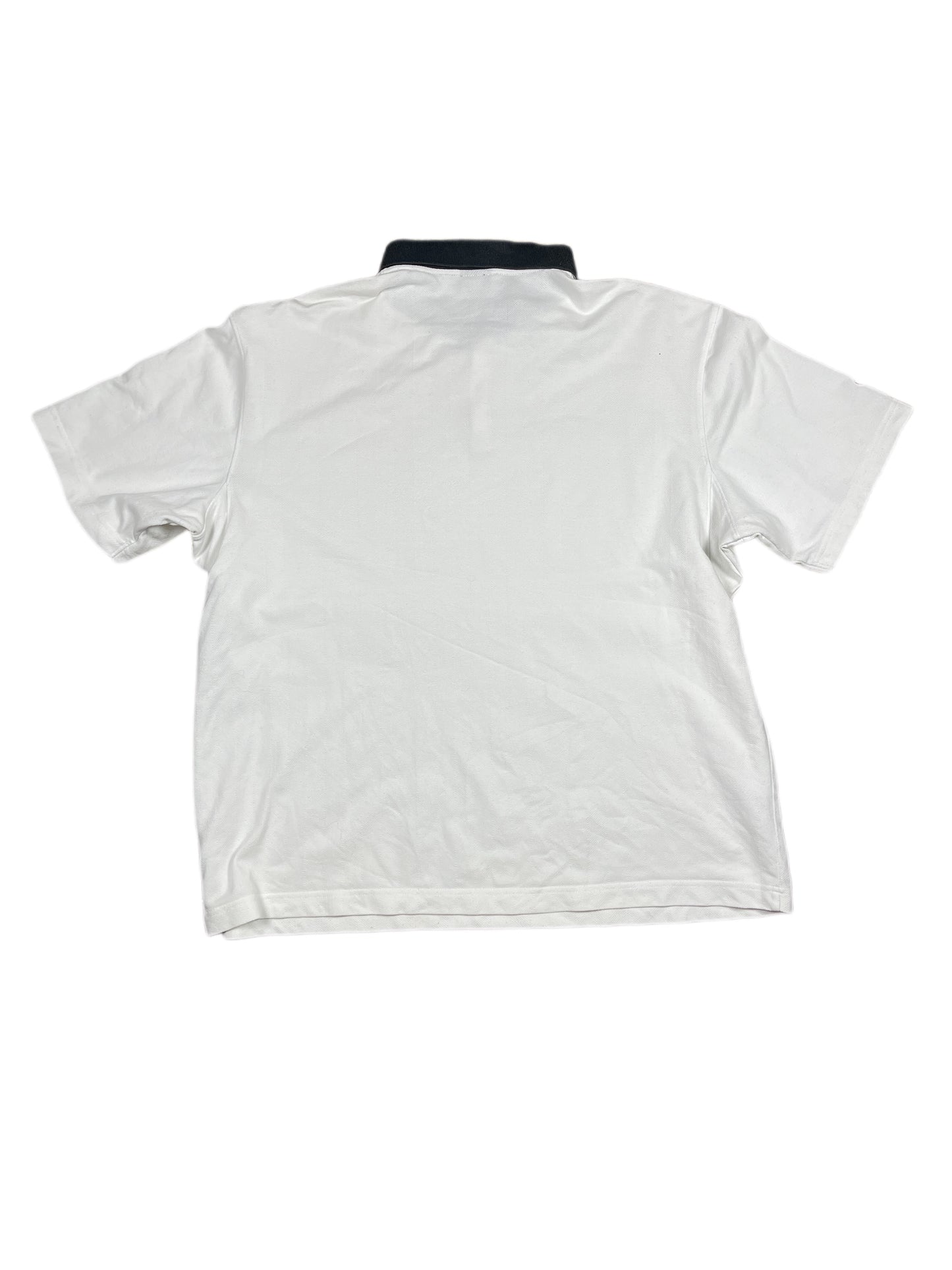 Vintage Nike Court Polo Shirt White - L