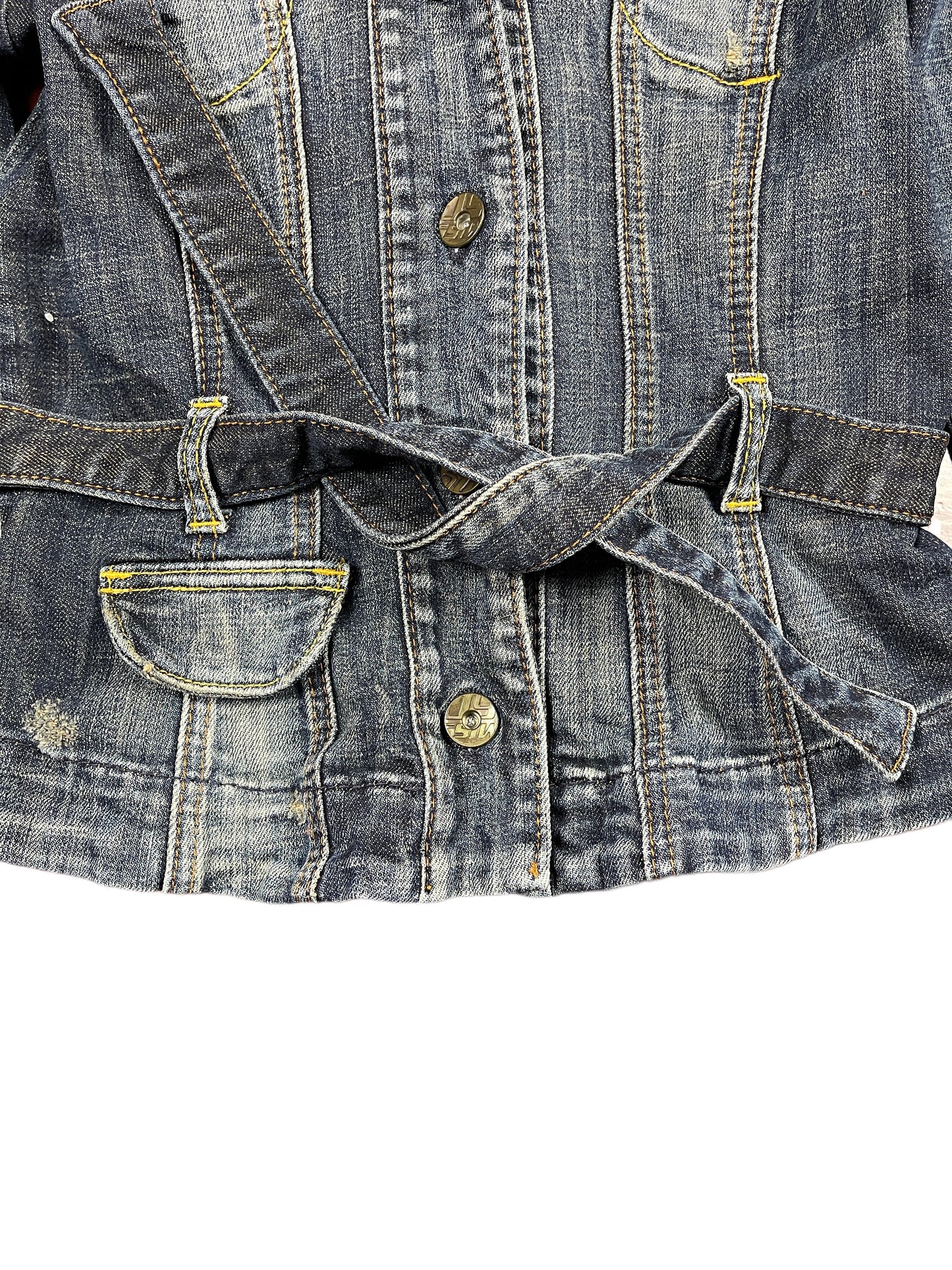 Y2k Miss Sixty Denim Jacket Blue - S