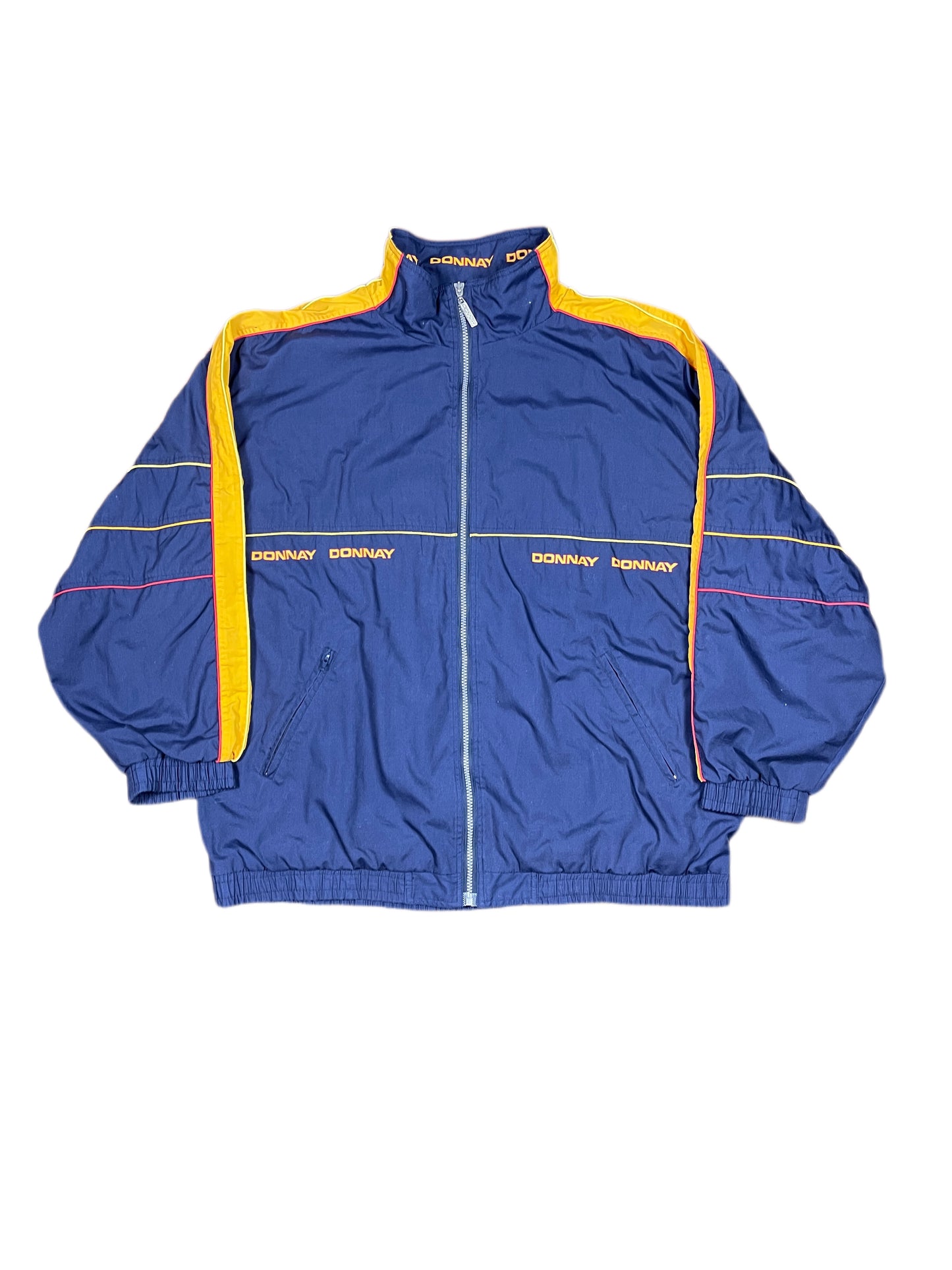 Vintage Donnay Sport Jacket Navy Orange - M