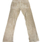 Y2k Pepe Jeans Corduroy Bootcut Pants Beige - M