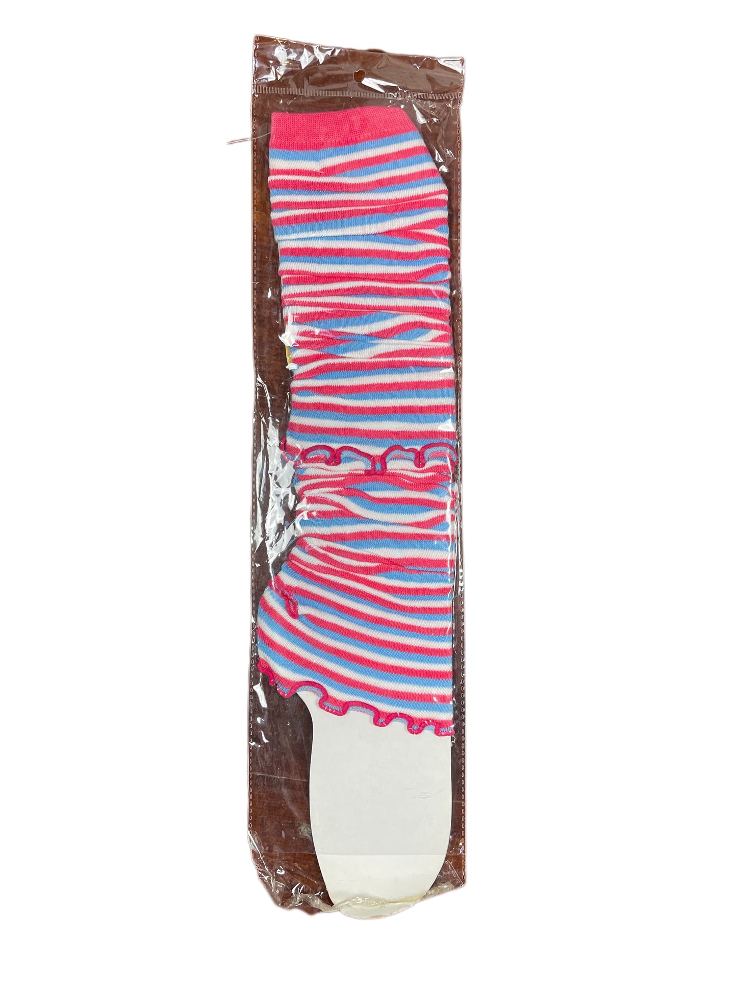 Y2k Tongyun Leg Warmers Pink Multicolor