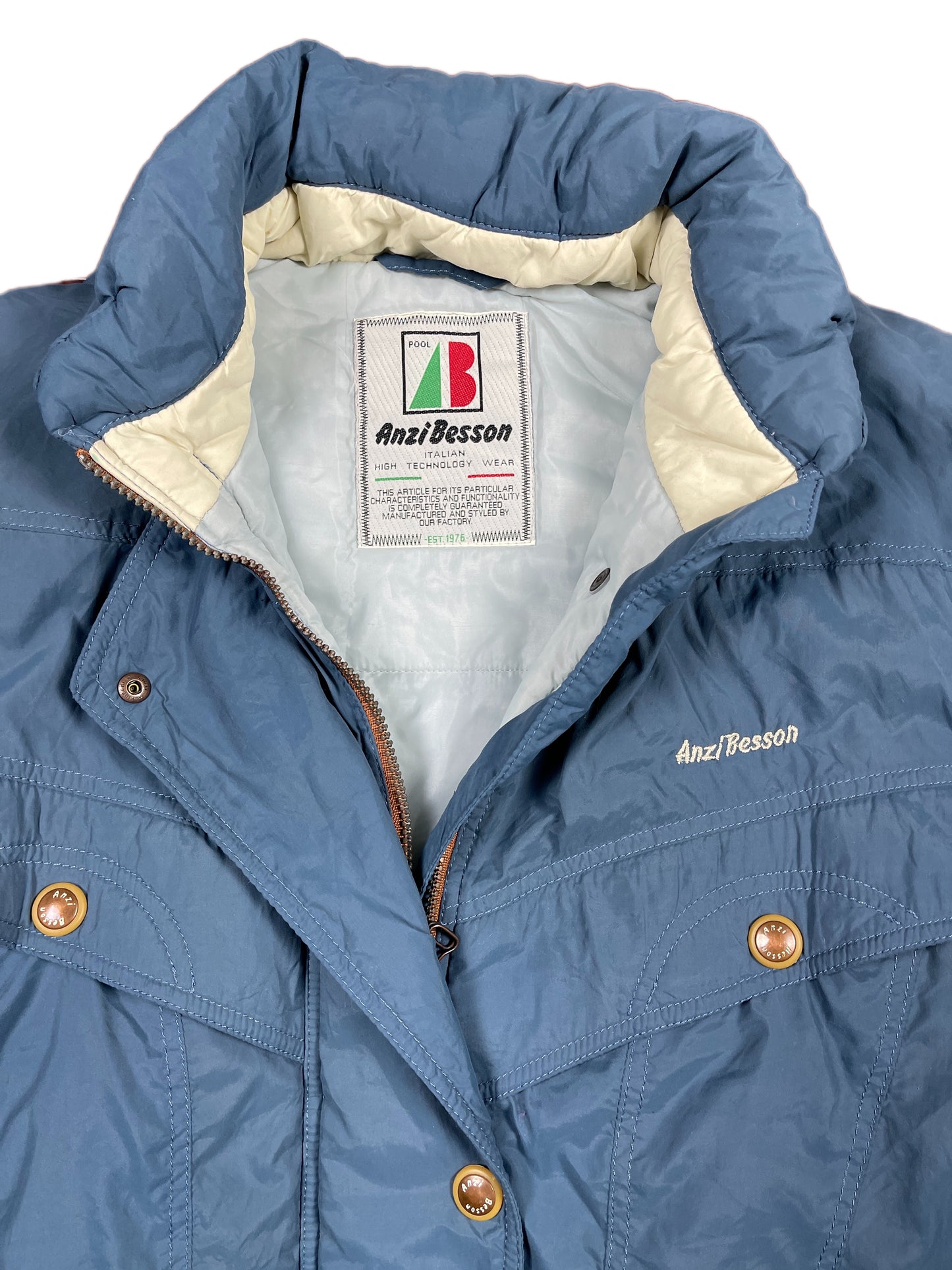 Vintage Anzi Besson Jacket Blue - M