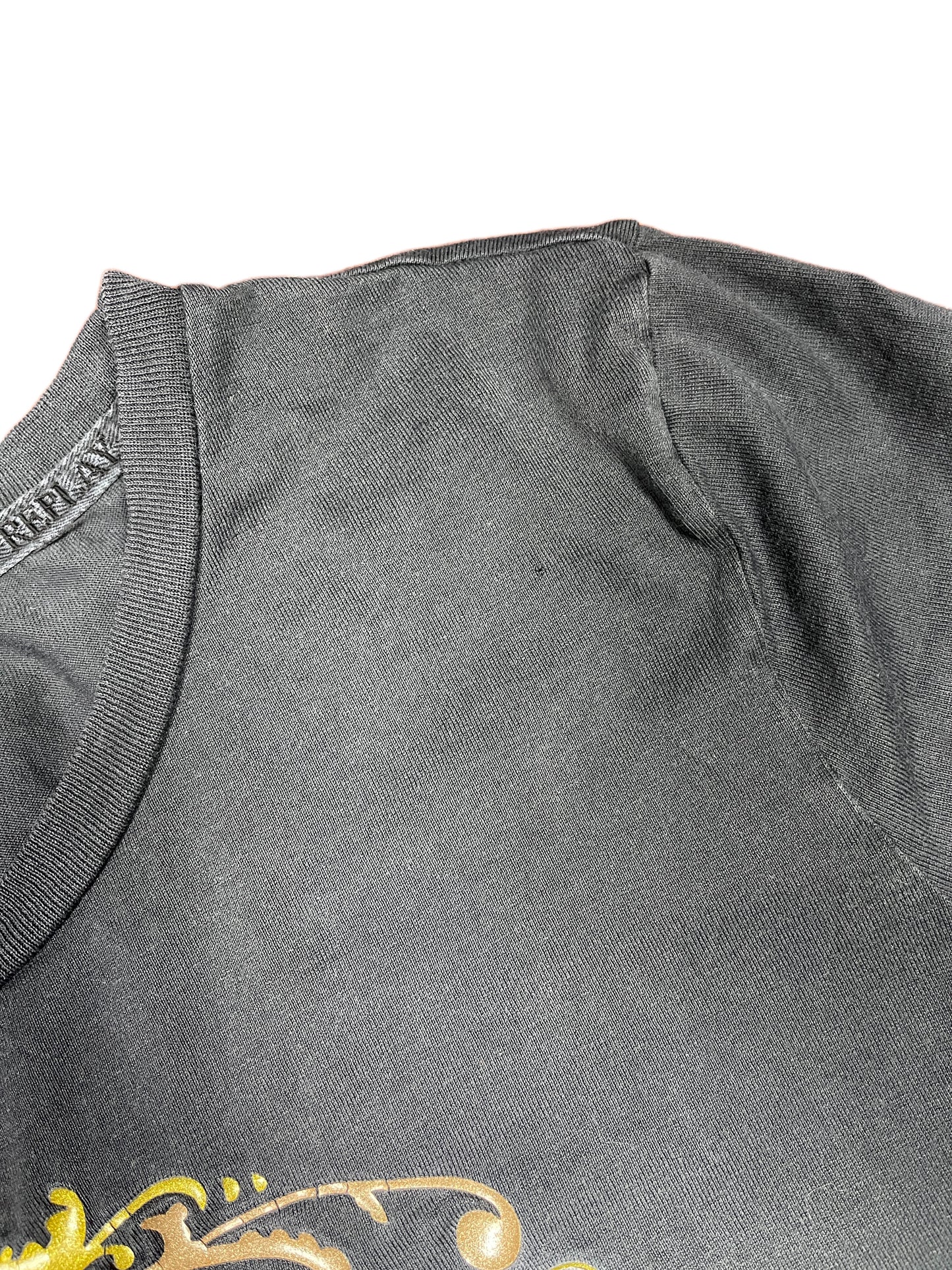 Y2k Replay Short Sleeve Top Gray - L