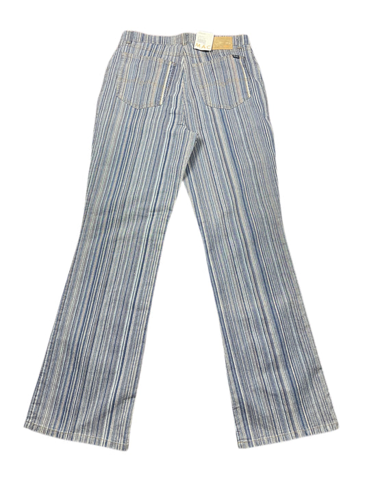 Y2k Mac Flared Pants Striped Blue - XL
