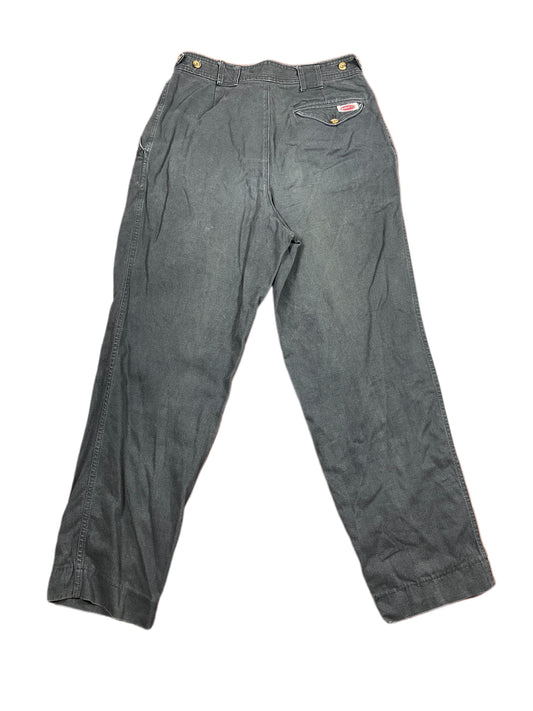 Vintage Bugatti Pants Navy - L