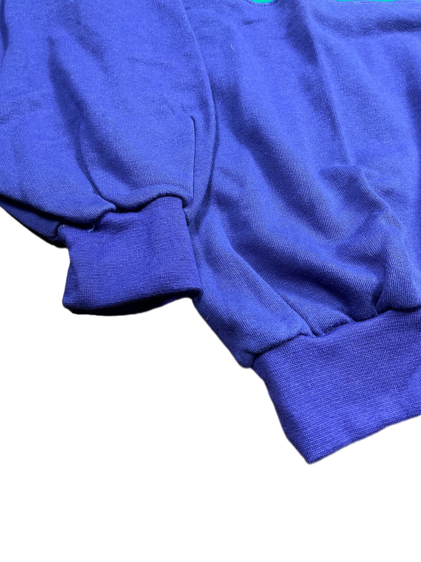 Vintage Kappa Campus 1990s Deadstock Sweatshirt Navy Green - L