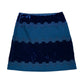 Sandro Skirt Velvet Blue - XS
