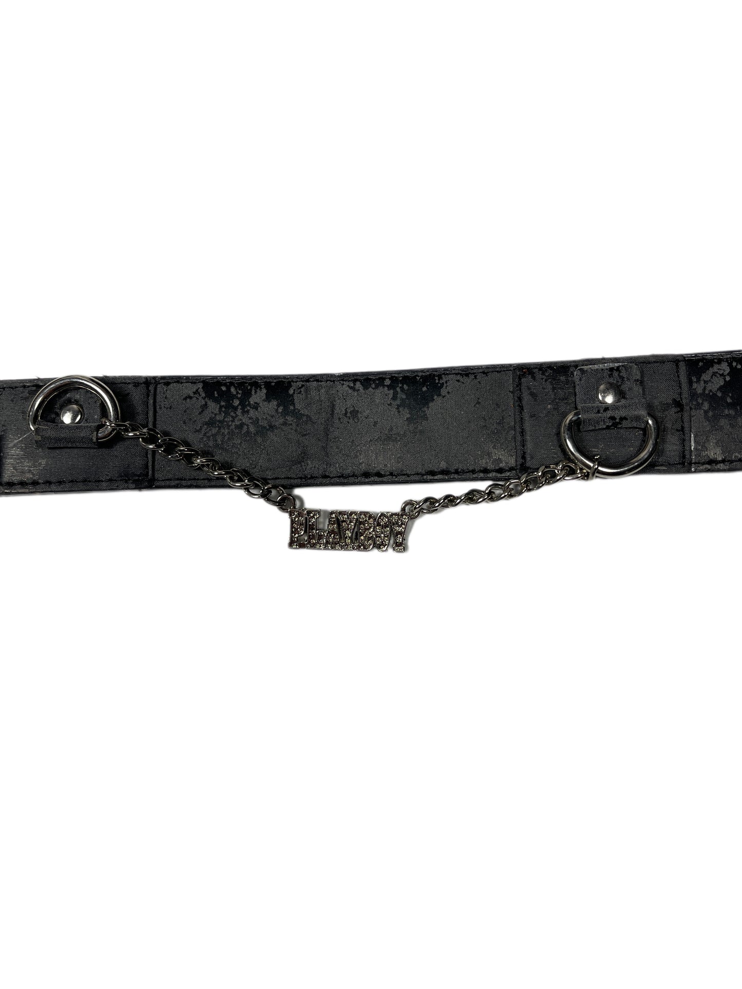 Y2k Playboy Belt 2004 Black