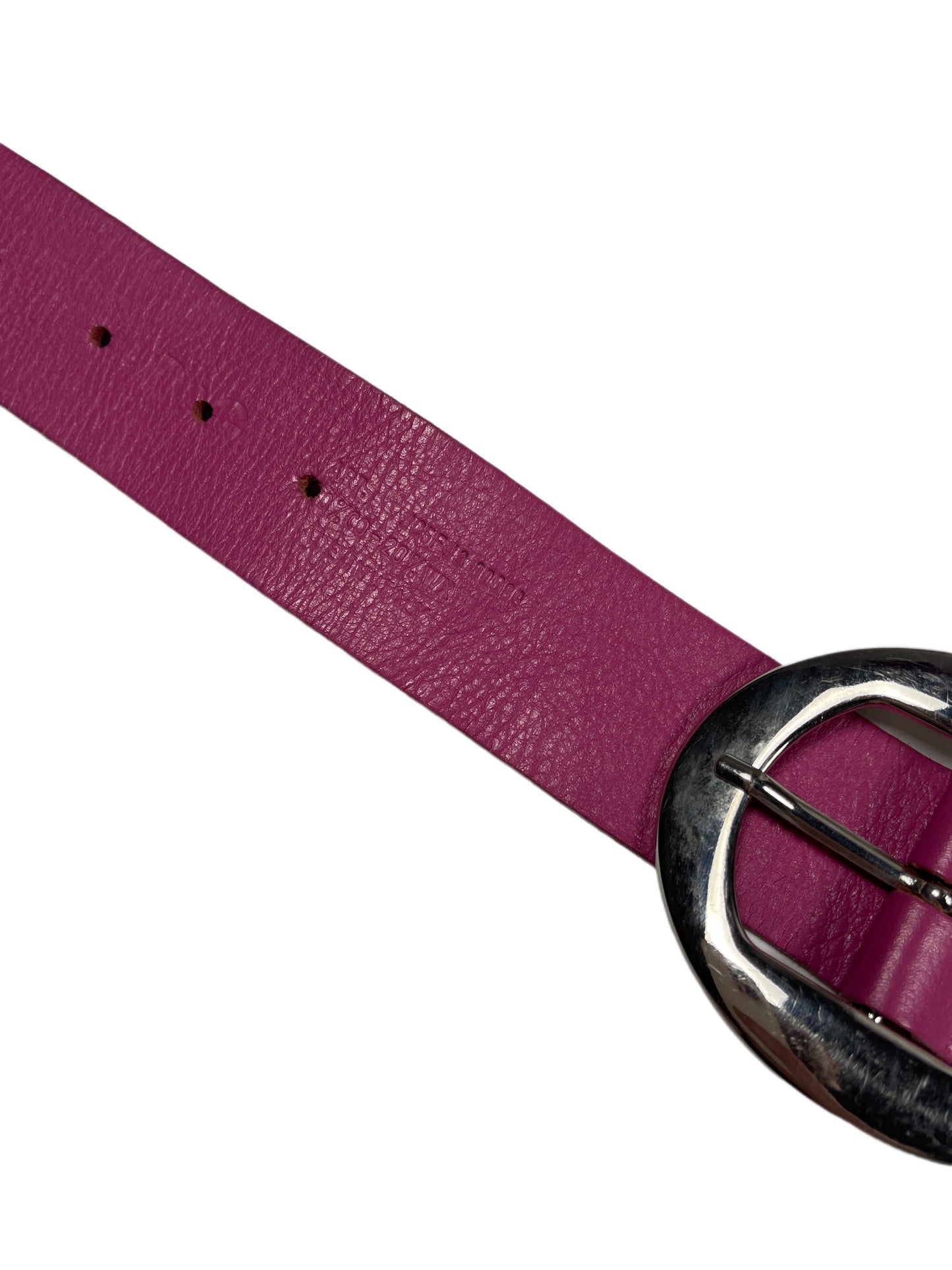 Y2k Dolce & Gabbana 2000s Leather Cotton Belt Neon Green Pink