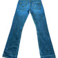 Vintage Levi's 507 Bootcut Denim Pants Blue Green - S/M