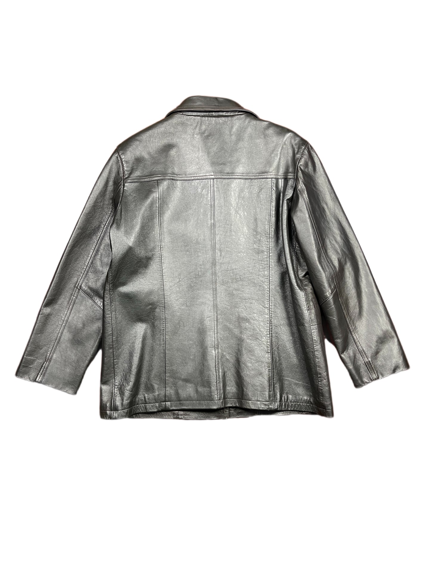 Vintage Paz Torras Leather Jacket Black - XXL