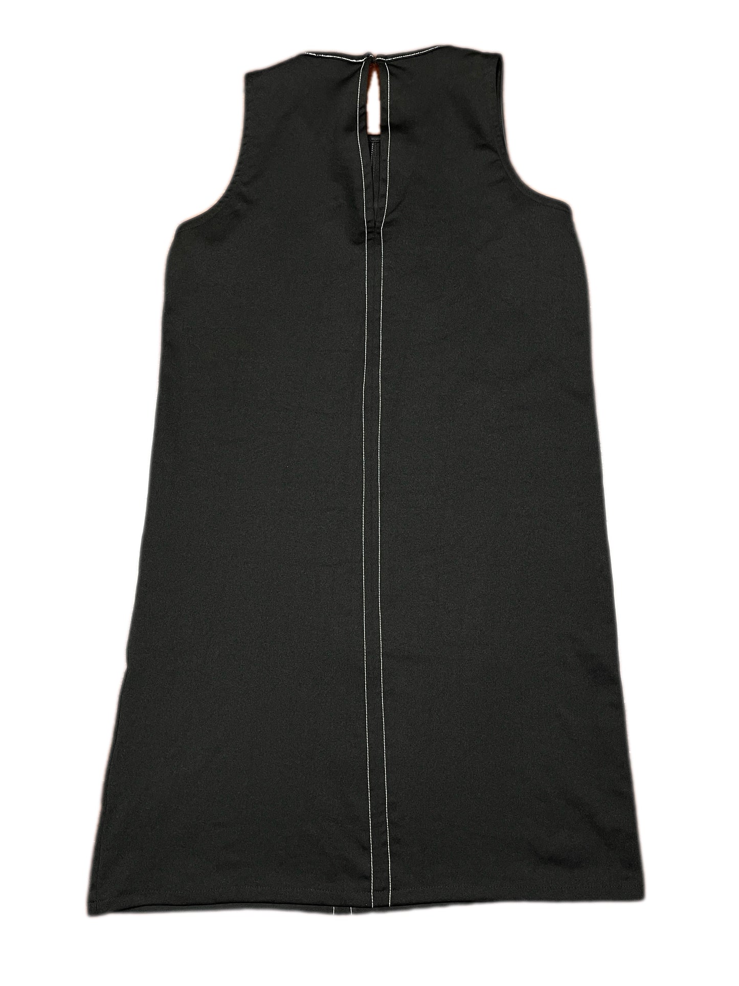 Y2k Code Sleeveless Dress Black - M
