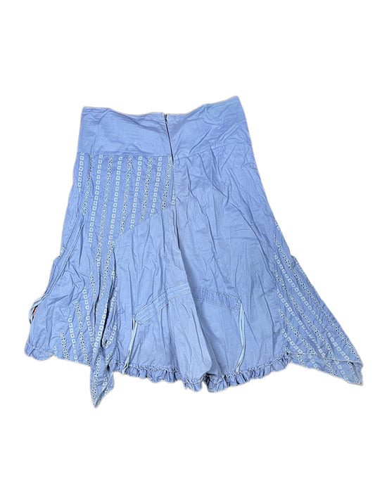 Vintage Self Made Skirt Blue - M/L