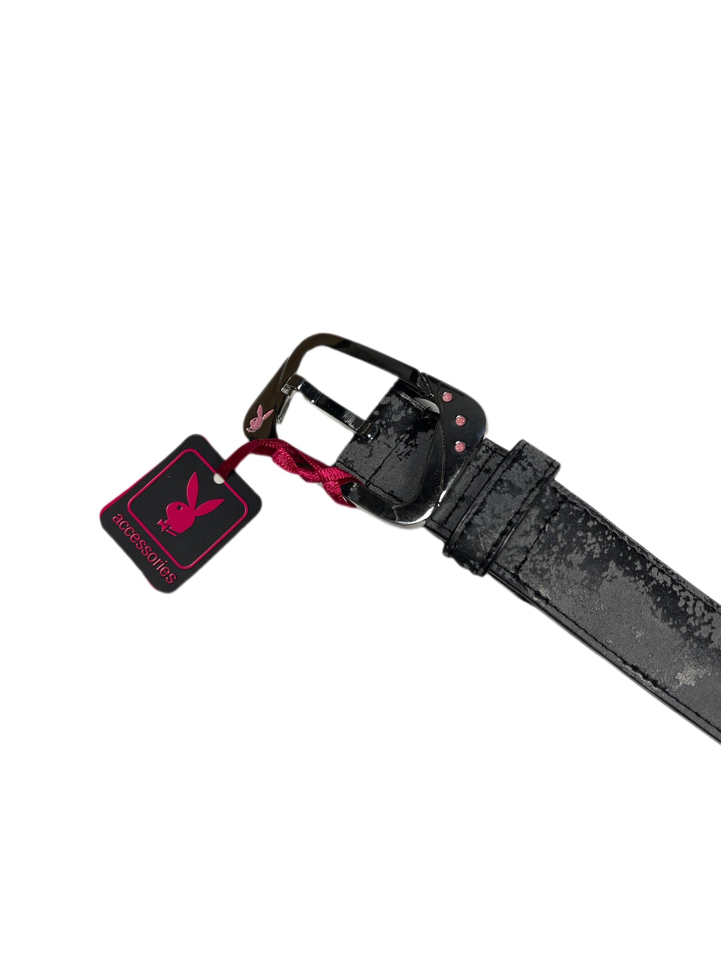 Y2k Playboy Belt 2004 Black