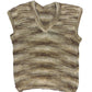Self Knitted Sleeveless Sweatshirt Gold Bronze - XS/S
