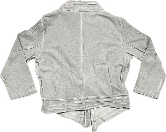 G.W Almost Long Sleeve Top Gray Synthetic M-L