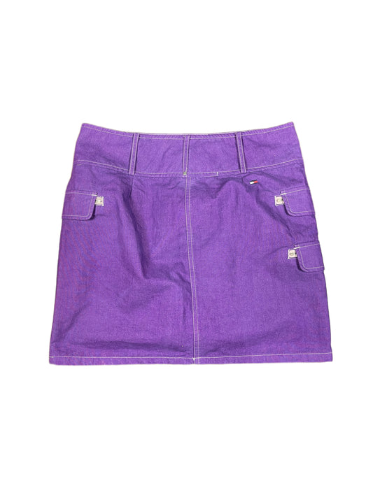 Y2k Tommy Hilfiger Short Skirt Purple - S