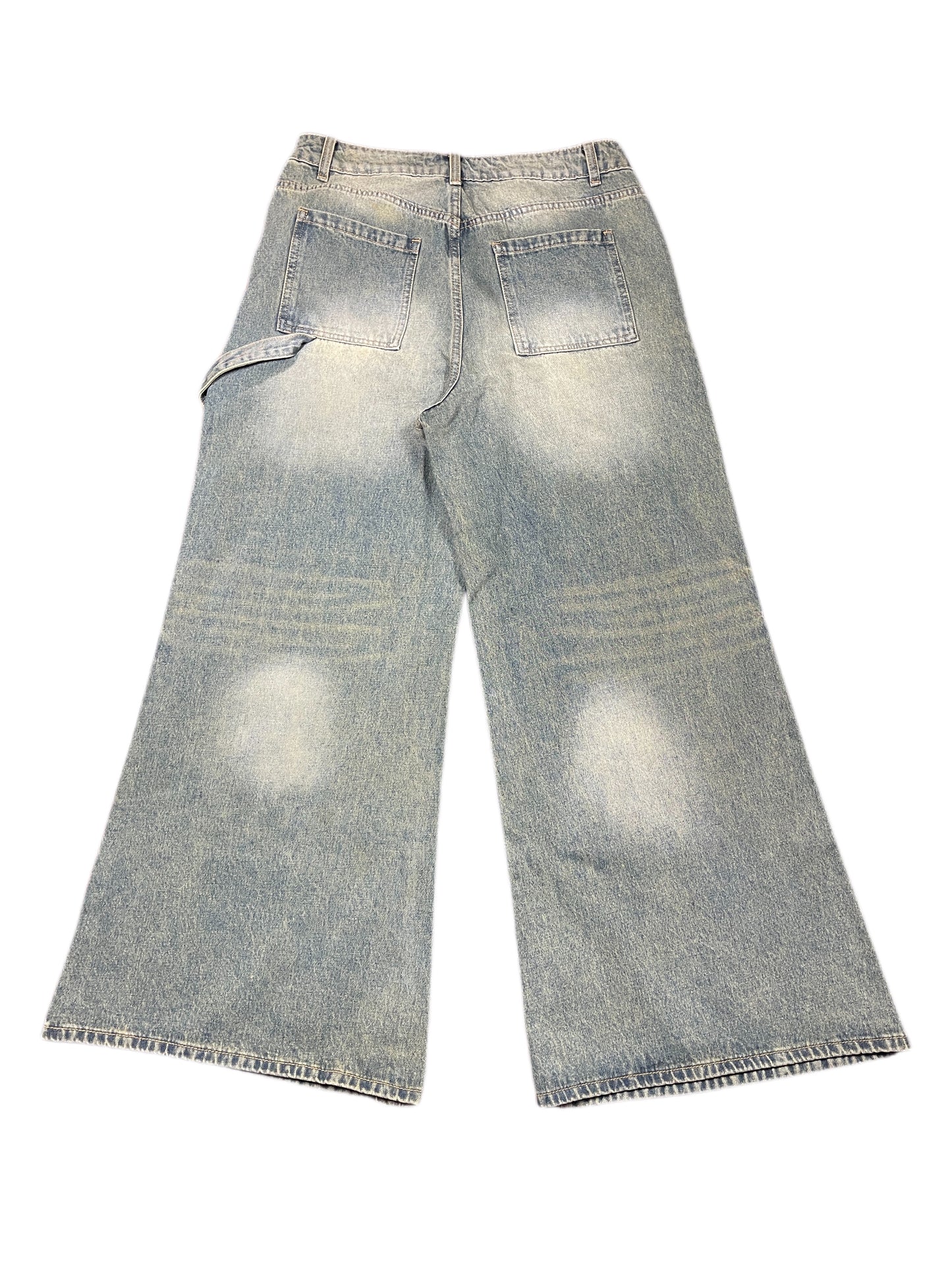 Cider Bootcut Denim Pants Gray Blue - XL