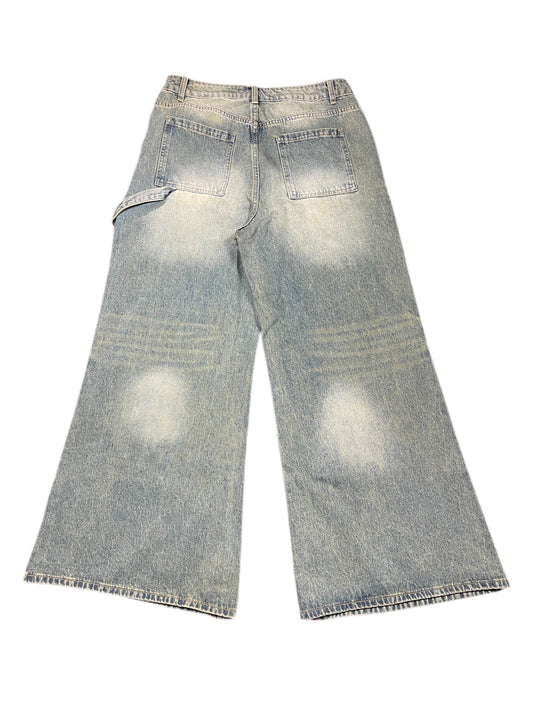 Cider Bootcut Denim Pants Gray Blue - XL