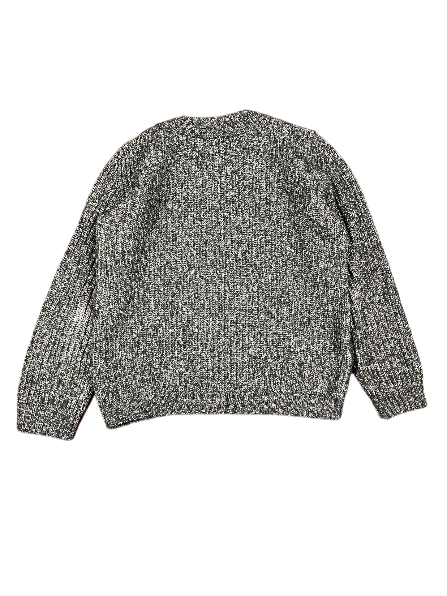 Massimo Dutti Knitted Sweatshirt Gray - L