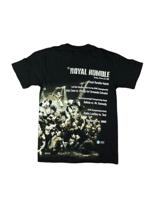 Y2k WWE Royal Rumble T-Shirt Black 2007 - S