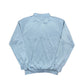 Vintage Pour Vous Knitted Zip Sweatshirt Blue - M/L