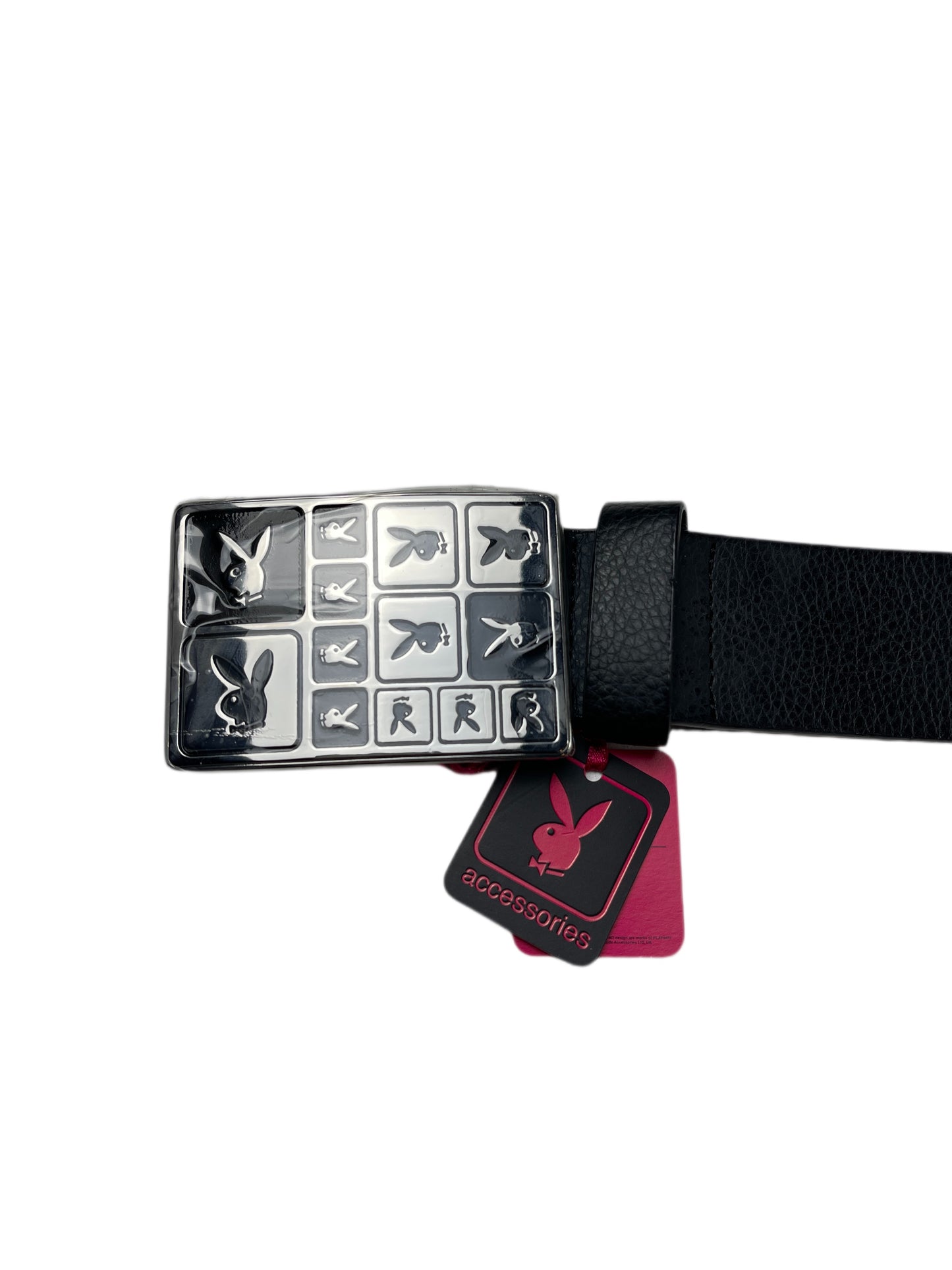 Y2k Playboy Belt Black 2004
