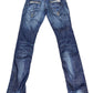 Y2k Fornarina Low Waist Straight Denim Pants Blue - M