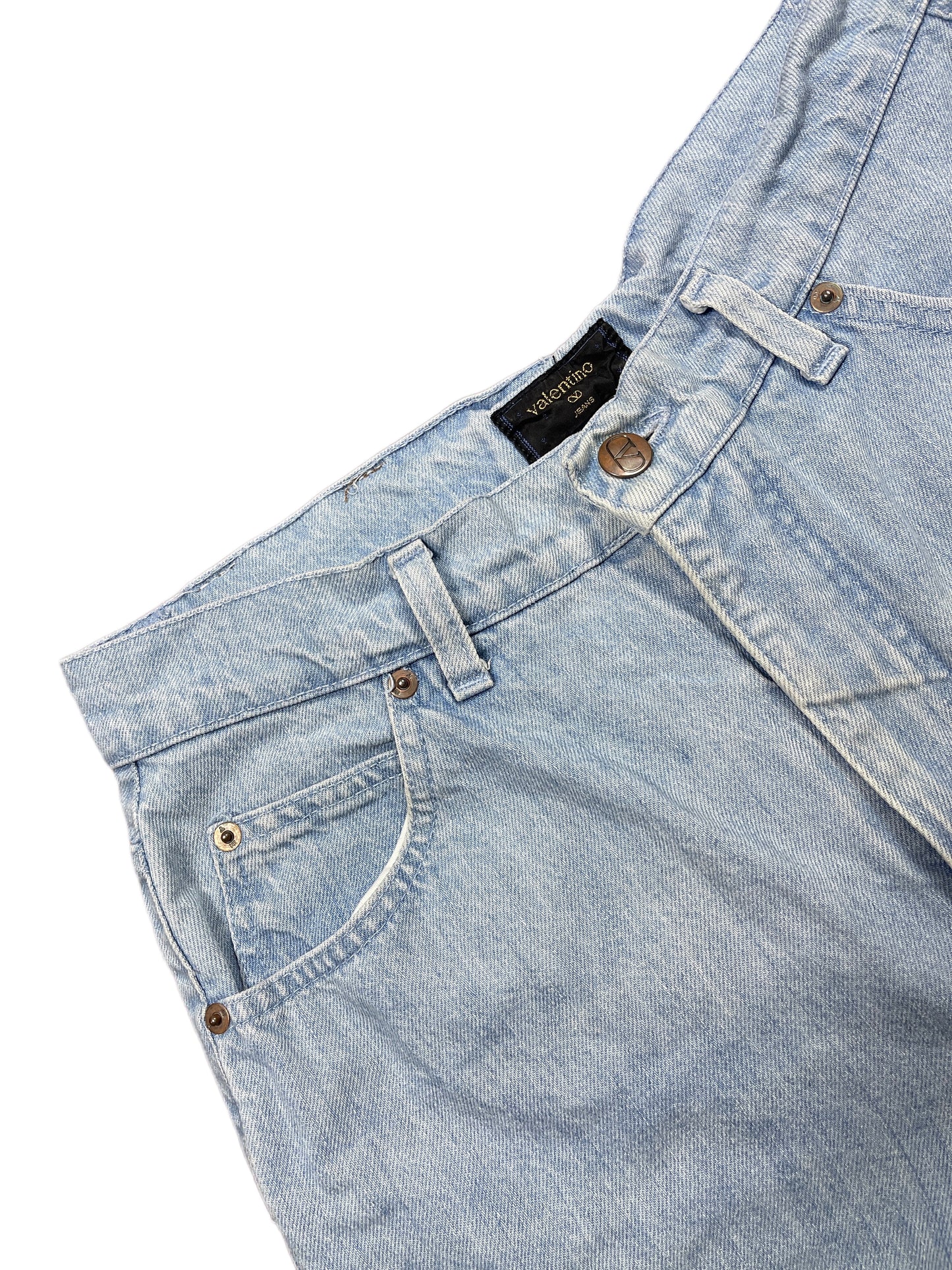 Vintage Valentino 1990s Denim Pants Blue - M/L